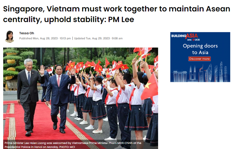 Hình ảnh: Tạo xung lực mới cho quan hệ Đối tác chiến lược Việt Nam – Singapore số 2