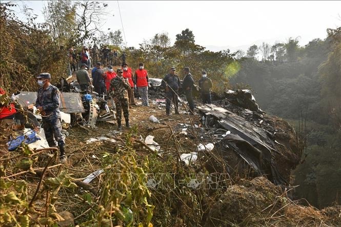 Hình ảnh: Ít nhất 67 người thiệt mạng trong vụ rơi máy bay ở Nepal số 1