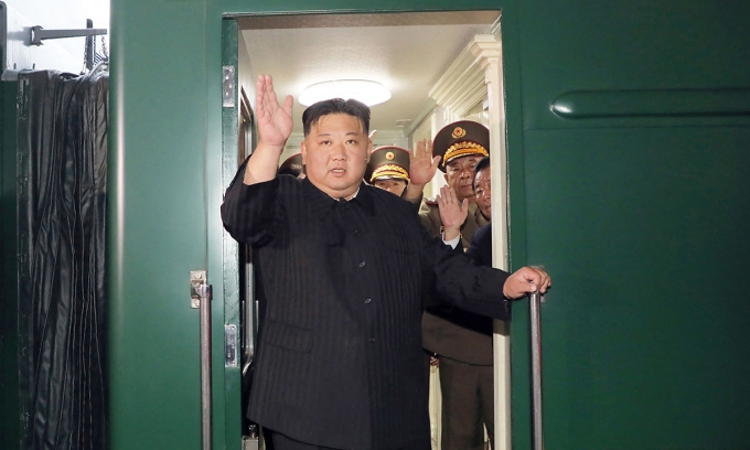 Hình ảnh: Nhà lãnh đạo Triều Tiên Kim Jong-un sang thăm Nga số 2