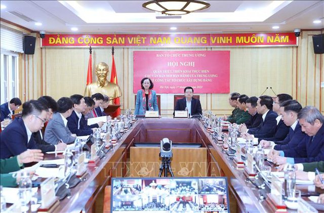 Hình ảnh: Ban Tổ chức Trung ương quán triệt, triển khai các văn bản mới về công tác tổ chức xây dựng Đảng số 2