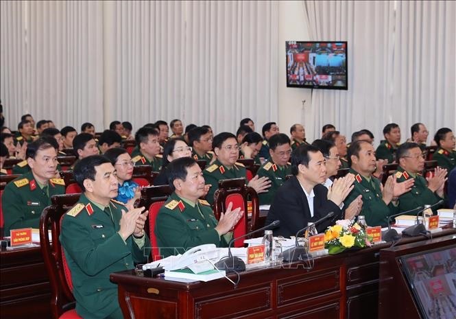 Hình ảnh: Quân đội quán triệt tư tưởng về đấu tranh phòng, chống tham nhũng, tiêu cực của Tổng Bí thư Nguyễn Phú Trọng số 2