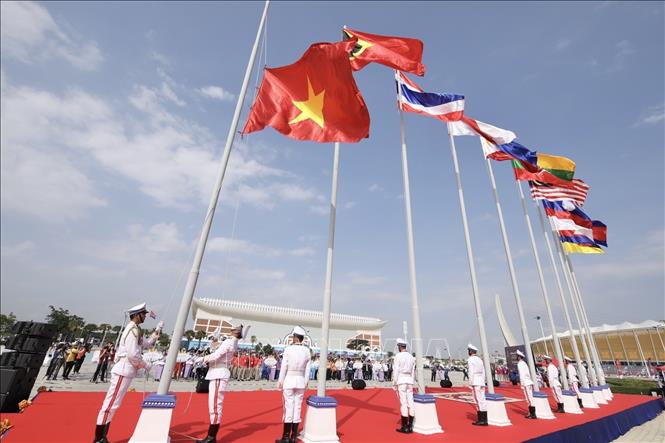 Hình ảnh: Thượng cờ Việt Nam tại ASIAD 19 số 1