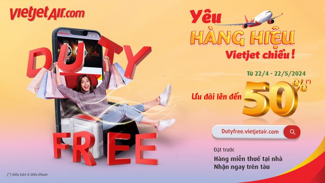 Hình ảnh: Cơ hội 'săn hàng hiệu' chính hãng miễn thuế với Prebook Duty Free của Vietjet số 1