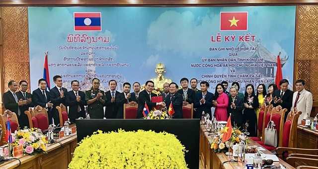 Hình ảnh: Kon Tum và Champasak (Lào) ký kết hợp tác giai đoạn 2023-2027 số 1