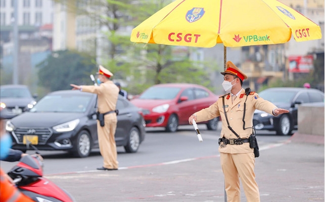 Hình ảnh: Phân luồng giao thông phục vụ Lễ Quốc tang Tổng Bí thư Nguyễn Phú Trọng số 1