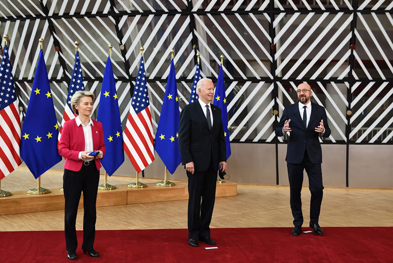 Hình ảnh: Mỹ và EU ấn định thời điểm họp thượng đỉnh số 1