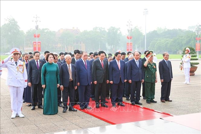 Hình ảnh: Lãnh đạo Đảng, Nhà nước vào Lăng viếng Chủ tịch Hồ Chí Minh số 2
