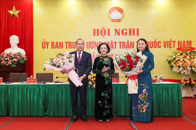 Hình ảnh: Bà Nguyễn Thị Thu Hà giữ chức Phó Chủ tịch - Tổng Thư ký Ủy ban Trung ương MTTQ Việt Nam số 1
