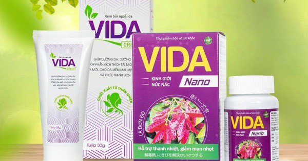 Hình ảnh: Thực phẩm bảo vệ sức khỏe Vida Nano quảng cáo như thuốc chữa bệnh số 1