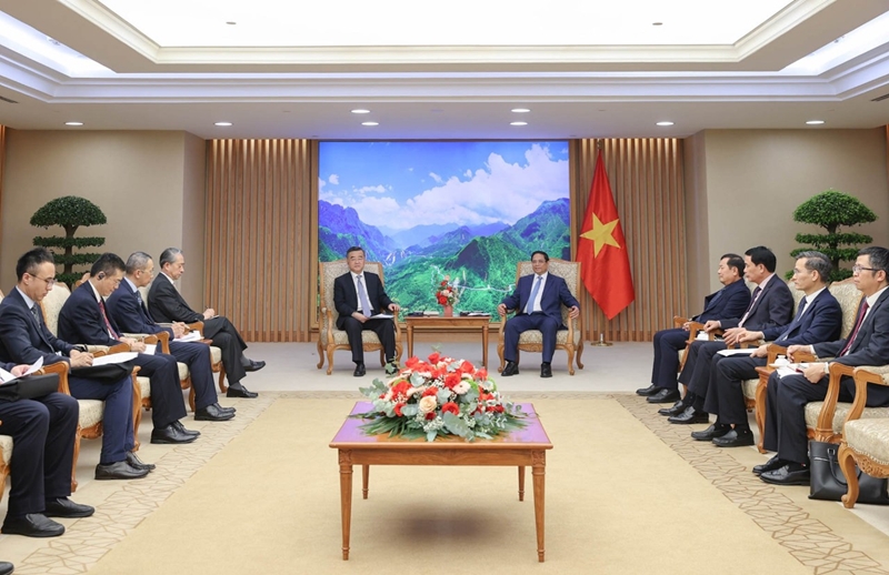 Hình ảnh: Thủ tướng Phạm Minh Chính tiếp Phó Ủy viên trưởng Nhân đại toàn quốc Trung Quốc số 2