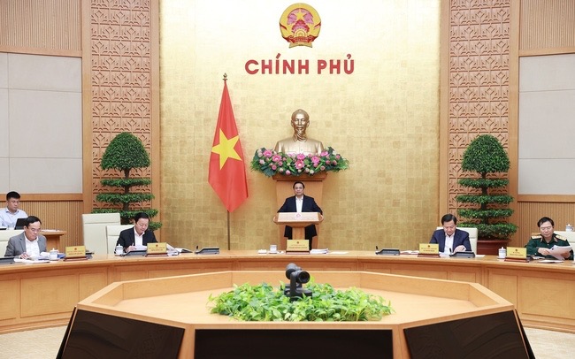 Hình ảnh: Thủ tướng Phạm Minh Chính chủ trì phiên họp Chính phủ chuyên đề về xây dựng pháp luật số 1