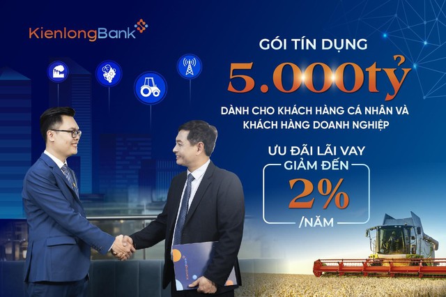 Hình ảnh: KienlongBank giảm lãi suất cho vay lên đến 2%/năm số 1