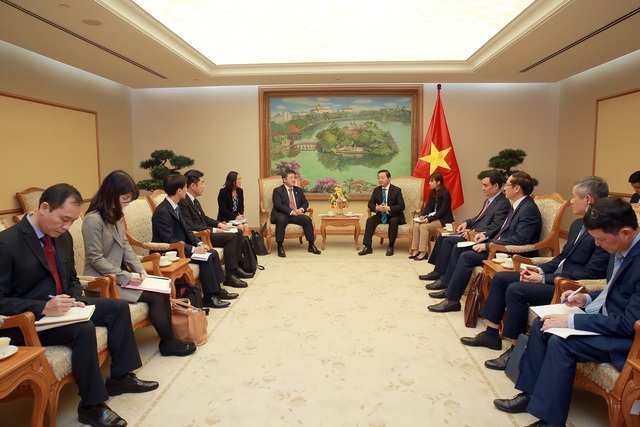 Hình ảnh: Phó Thủ tướng Trần Hồng Hà tiếp Trưởng đại diện JICA tại Việt Nam số 2