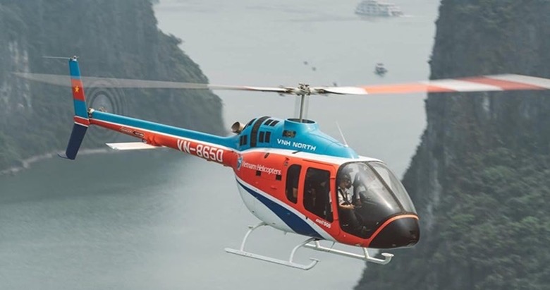 Hình ảnh: Rơi trực thăng chở khách du lịch ở khu vực Vịnh Hạ Long số 1
