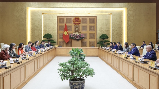 Hình ảnh: Thủ tướng tiếp Điều phối viên thường trú và Trưởng đại diện 13 tổ chức của LHQ tại Việt Nam số 1