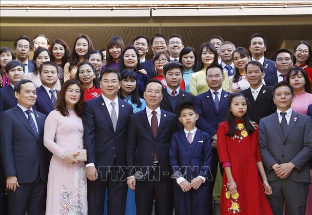 Hình ảnh: Chủ tịch nước Võ Văn Thưởng thăm Đại sứ quán và gặp gỡ đại diện các thế hệ người Việt Nam tại Nhật Bản số 2