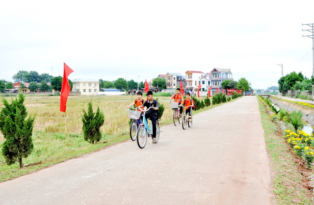 Hình ảnh: Huyện Phú Bình (Thái Nguyên) đạt chuẩn nông thôn mới số 1