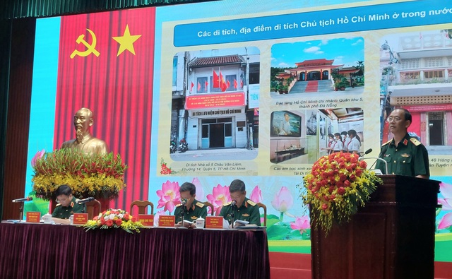 Hình ảnh: Phát huy giá trị di tích Chủ tịch Hồ Chí Minh vào giáo dục chính trị trong quân đội số 1