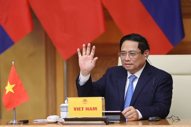 Hình ảnh: Thủ tướng Phạm Minh Chính dự Hội nghị Cấp cao Hợp tác Mekong-Lan Thương số 1