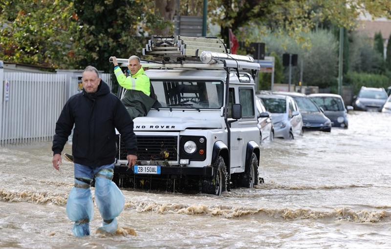 Hình ảnh: Italia ghi nhận số lượng hiện tượng thời tiết cực đoan cao kỷ lục số 1