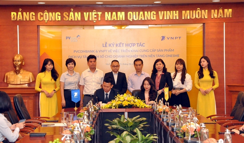 Hình ảnh: VNPT hợp tác PVcomBank cung cấp các giải pháp tài chính số cho doanh nghiệp số 1