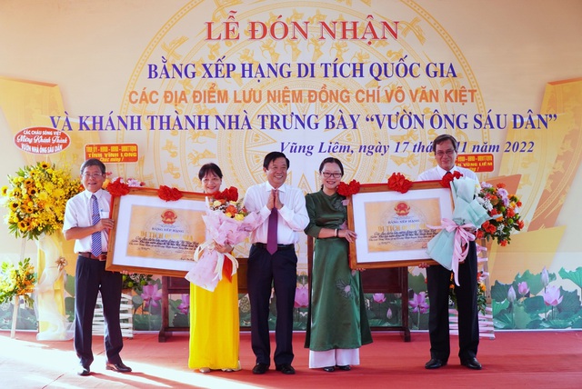 Hình ảnh: Khu lưu niệm Thủ tướng Võ Văn Kiệt được xếp hạng di tích Quốc gia số 1