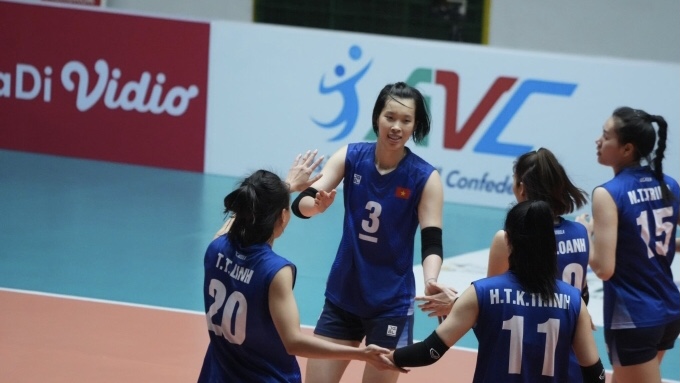 Hình ảnh: Đội tuyển Bóng chuyền Nữ Việt Nam lập kỳ tích ở giải Vô địch châu Á số 1