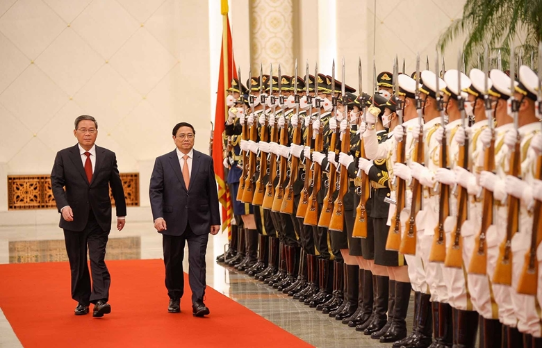 Hình ảnh: Tiếp tục đẩy mạnh và làm sâu sắc hơn nữa quan hệ Đối tác hợp tác chiến lược toàn diện Việt Nam - Trung Quốc số 2