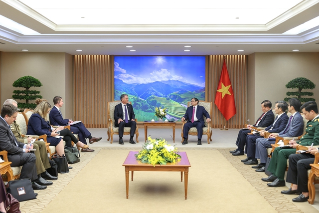 Hình ảnh: Thủ tướng Phạm Minh Chính tiếp Phó Thủ tướng, Bộ trưởng Quốc phòng Australia số 2