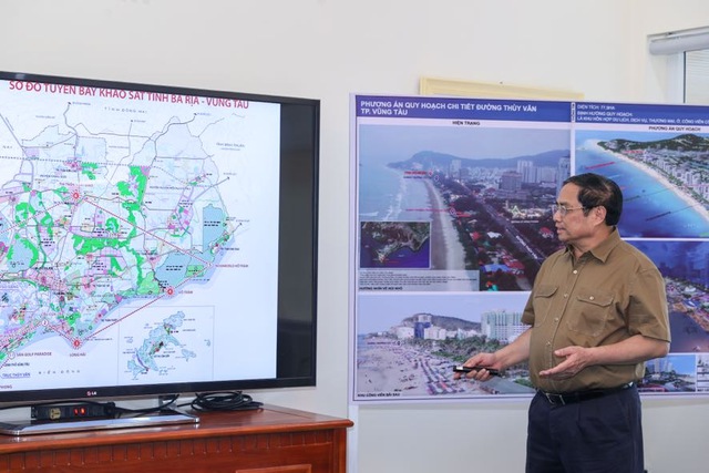 Hình ảnh: Thủ tướng khảo sát quy hoạch các dự án lớn của Bà Rịa-Vũng Tàu số 4