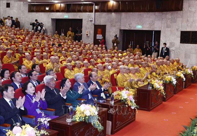 Hình ảnh: Chủ tịch nước Nguyễn Xuân Phúc: Phát huy truyền thống yêu nước, gắn bó, đồng hành cùng dân tộc của Phật giáo Việt Nam số 1