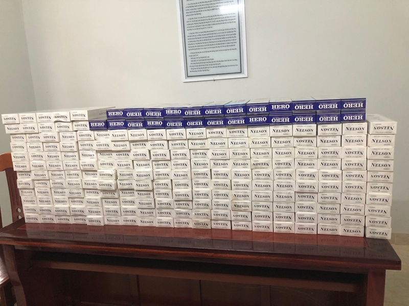 Hình ảnh: Bộ đội Biên phòng An Giang thu giữ 2.250 gói thuốc lá nhập lậu số 2