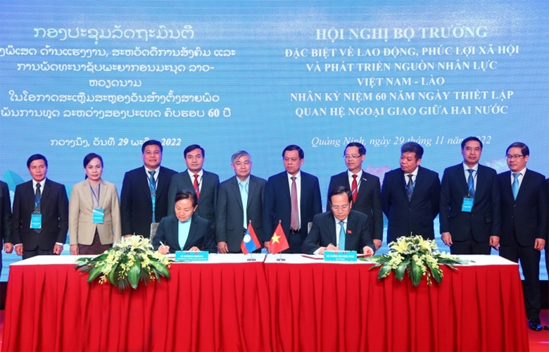 Hình ảnh: Tăng cường hợp tác Việt Nam - Lào về lao động, phúc lợi xã hội và phát triển nguồn nhân lực số 3