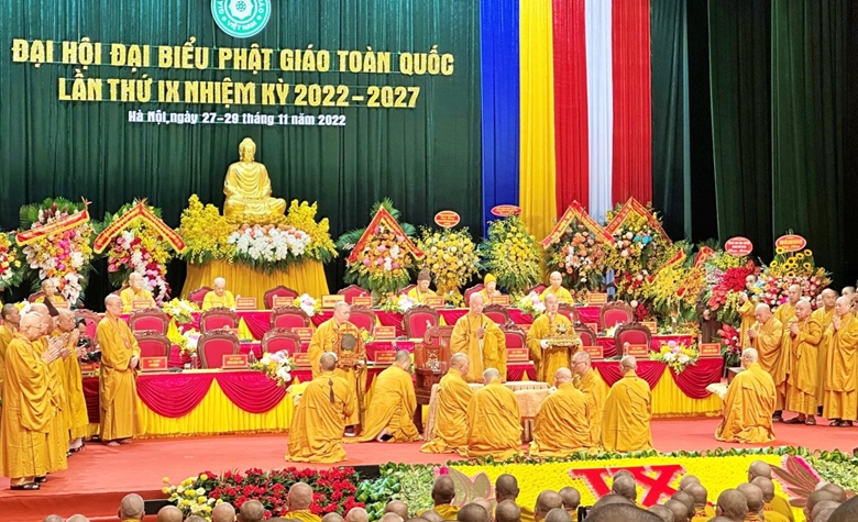 Hình ảnh: Bế mạc Đại hội đại biểu Phật giáo toàn quốc lần thứ IX số 1
