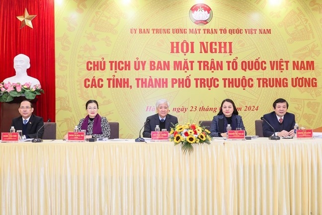 Hình ảnh: Hội nghị Chủ tịch Ủy ban MTTQ Việt Nam các tỉnh, thành phố trực thuộc Trung ương số 2