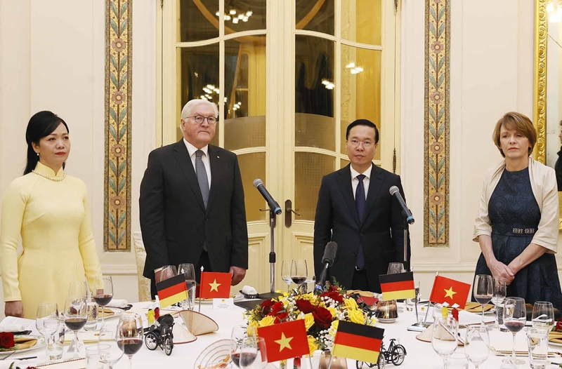Hình ảnh: Chiêu đãi trọng thể Tổng thống CHLB Đức và Phu nhân số 2