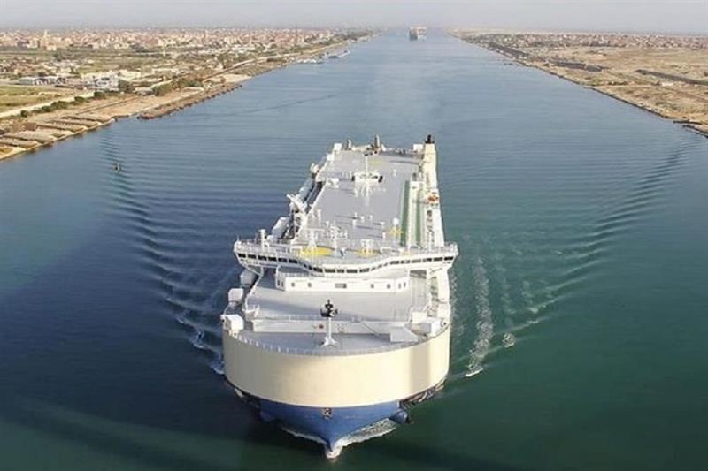 Hình ảnh: Kênh đào Suez vẫn hoạt động bình thường bất chấp căng thẳng ở Biển Đỏ số 1