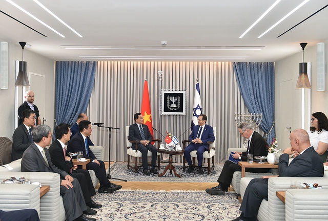 Hình ảnh: Tổng thống Israel đánh giá cao những bước phát triển vượt bậc về kinh tế - xã hội của Việt Nam số 3