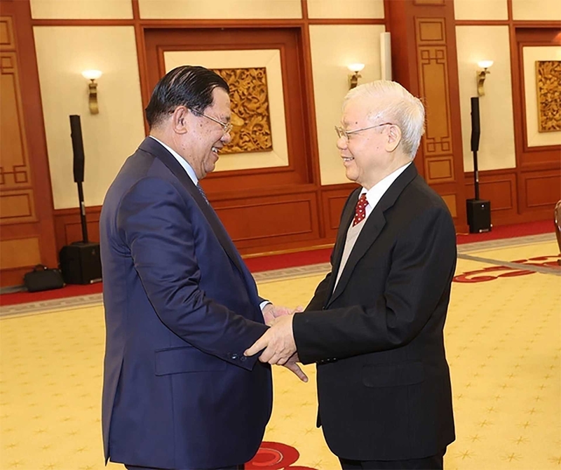 Hình ảnh: Tổng Bí thư Nguyễn Phú Trọng gửi Thư chúc mừng đến Chủ tịch Đảng Nhân dân Campuchia số 1