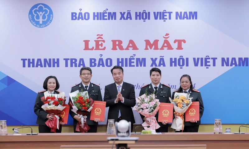Hình ảnh: Ra mắt Thanh tra Bảo hiểm xã hội Việt Nam số 1
