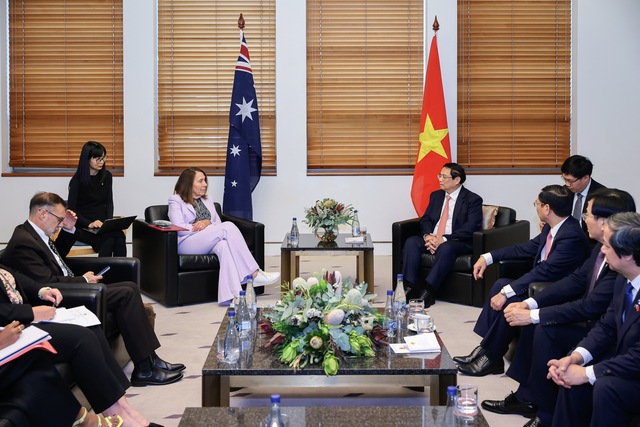 Hình ảnh: Thủ tướng Phạm Minh Chính hội kiến Chủ tịch Thượng viện Australia số 2