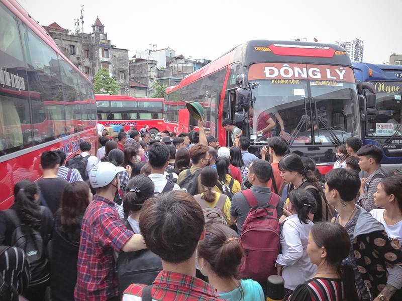 Hình ảnh: Các bến xe khách Hà Nội lên phương án phục vụ trong dịp nghỉ lễ Quốc khánh số 1