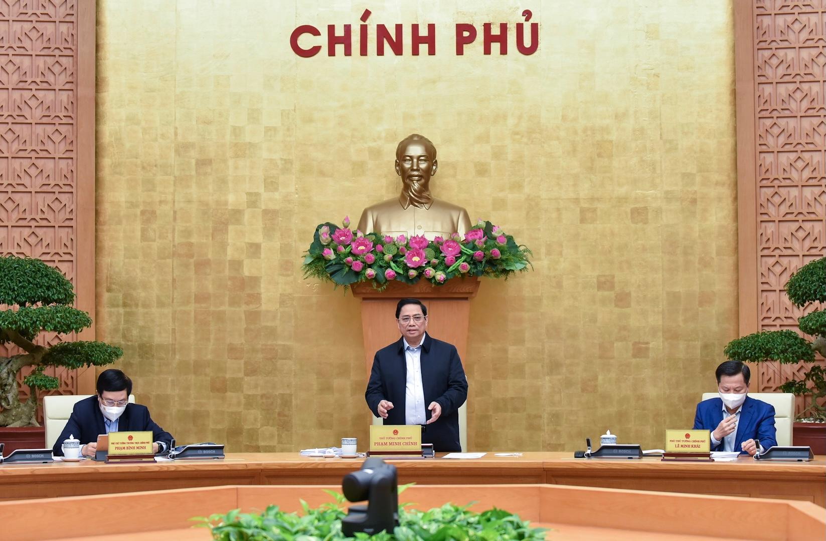 Hình ảnh: Thủ tướng Phạm Minh Chính chủ trì Phiên họp Chính phủ thường kỳ tháng 11/2021 số 1