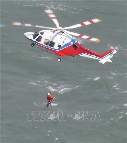 Hình ảnh: Tàu chở hóa chất của Hàn Quốc bị lật ở ngoài khơi bờ biển Nhật Bản số 1