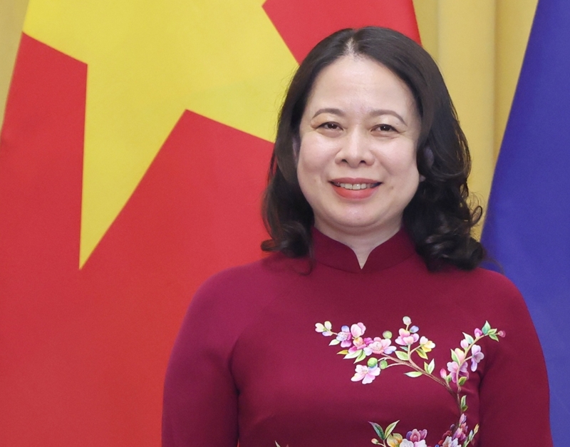 Hình ảnh: Bà Võ Thị Ánh Xuân giữ quyền Chủ tịch nước số 1