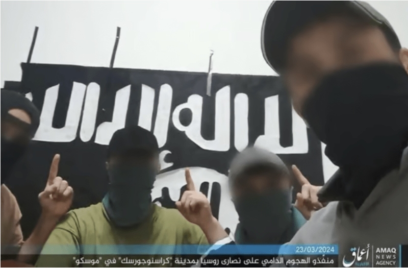 Hình ảnh: IS công bố ảnh 4 tay súng tấn công khủng bố ở Moscow số 1