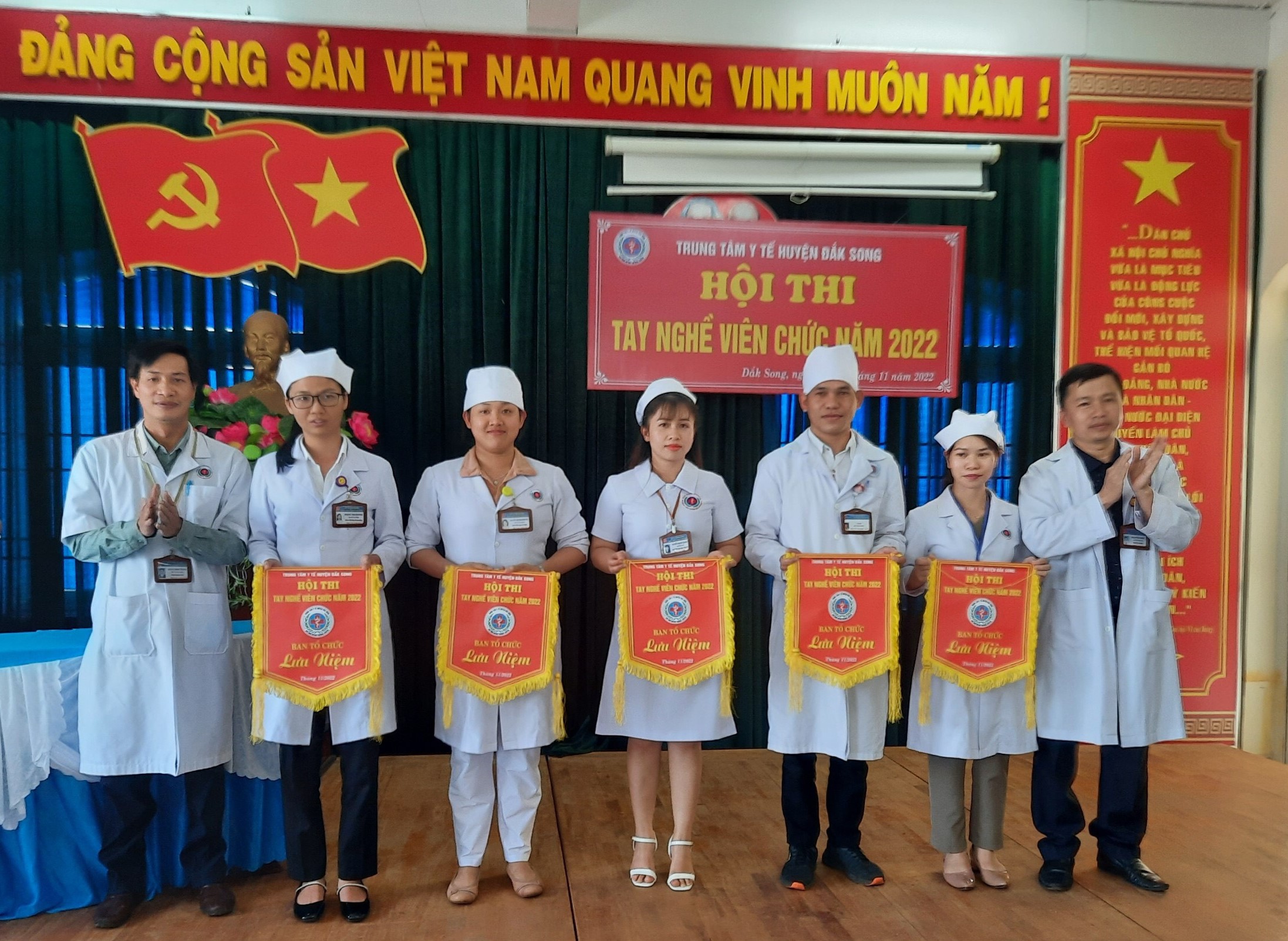 Hình ảnh: TTYT huyện Đắk Song: Tổ chức Hội thi tay nghề việc chức năm 2022 số 1