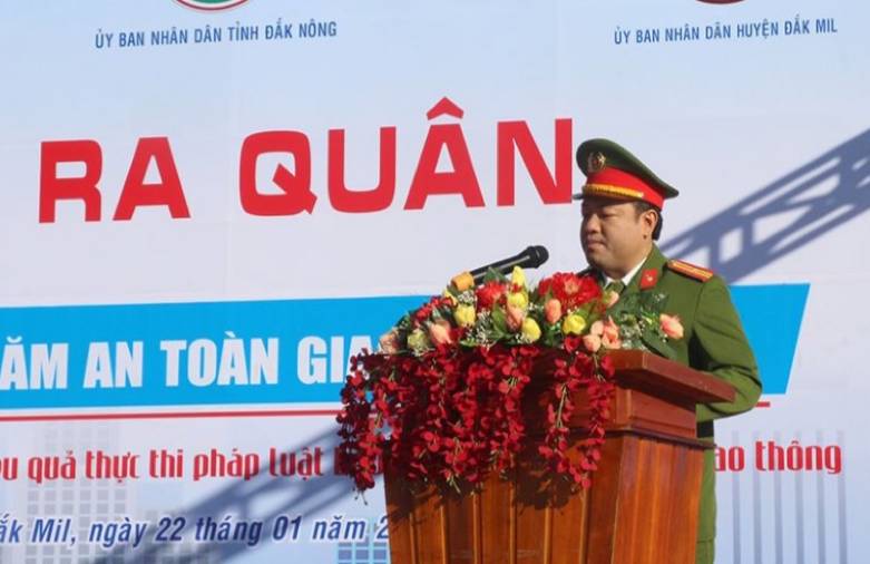 Hình ảnh: Đắk Nông: Ra quân ATGT năm 2021 và đợt cao điểm bảo đảm trật tự ATGT tết Nguyên đán Tân Sửu số 3