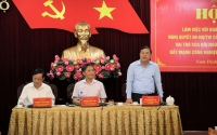 Ban Chỉ đạo tổng kết Nghị quyết số 09-NQ/TW của Bộ Chính trị làm việc tại Nam Định