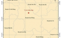 Liên tiếp 9 trận động đất tại huyện Kon Plông, tỉnh Kon Tum trong sáng nay